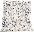 Cotton Canvas Tote Bag Reusable Soft Grocery Cloth Bag Floral Shoulder Bag for Beach Travel Shopping