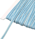 Chenkou Craft Light-Blue 25 Yards 1/4" Velvet Ribbon Lots Bulk (Light Blue, 1/4"(6mm))