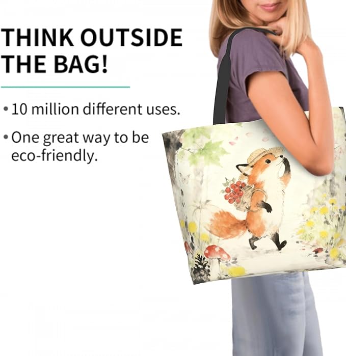 Shoulder Bag Large Reusable Eco-friendly Shopping Bags Portable Storage Handbag