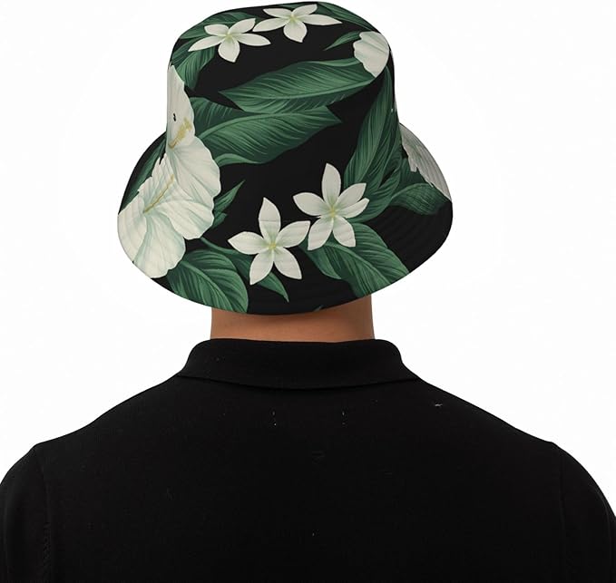 Vintage Clovers Bucket Hat Novelty Sun Hats Trendy Fisherman Cap for Men and Women