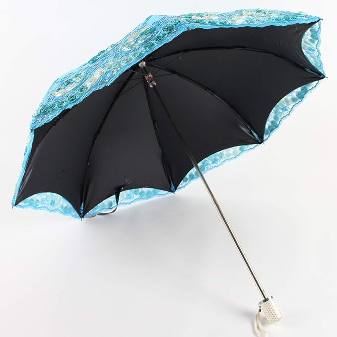 Honeystore Flower Lace Parasols for Wedding Party Lace Bridal Umbrella