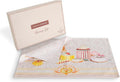 Maison d' Hermine Place Mats 100% Combed Cotton Premium (13 Inch x 19 Inch) Decorative Cloth Place Mat Washable Dinner Placemat, Dinner, Wedding & Dining, Pastries (Set of 4)