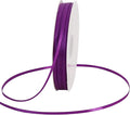 TONIFUL 1/8 Inch x 200 Yards Purple Thin Solid Satin Ribbon Giant Spool Double Face Ribbons for Crafts Hanging Tags Invitation Card Balloons Bouquet Hair Gift Wrapping Party Decoration