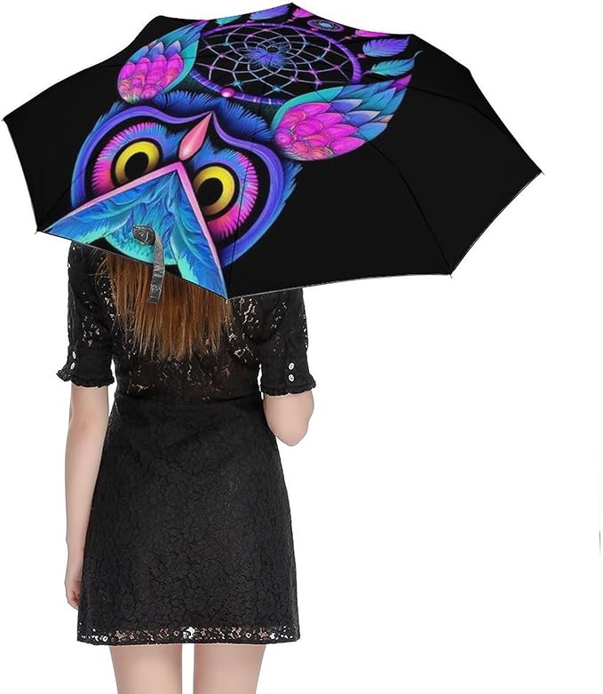 Fashion 3 Fold Sunny Rain Sunscreen Umbrella Portable Automatic Umbrella
