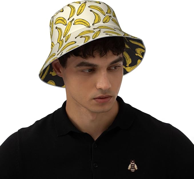 Bucket Hat Double-Side-Wear Reversible Sun Hat Beach Travel Hiking for Women Men