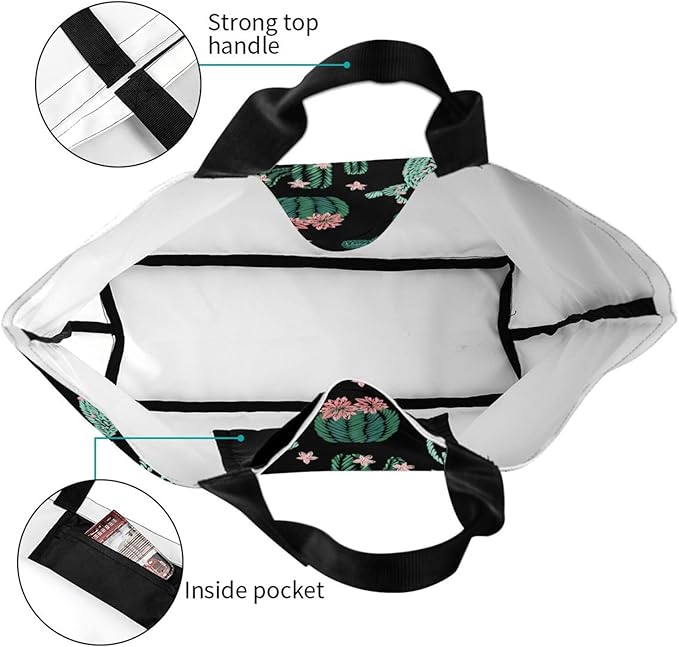 Sunflower Tote Bag For Women, Waterproof Shoulder Bags Big Reusable Grocery Handbag For Shopping Picnic Work Beach
