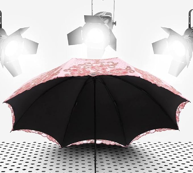 Honeystore Flower Lace Parasols for Wedding Party Lace Bridal Umbrella