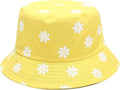 Mashiaoyi Unisex Print Double-Side-Wear Reversible Bucket Hat