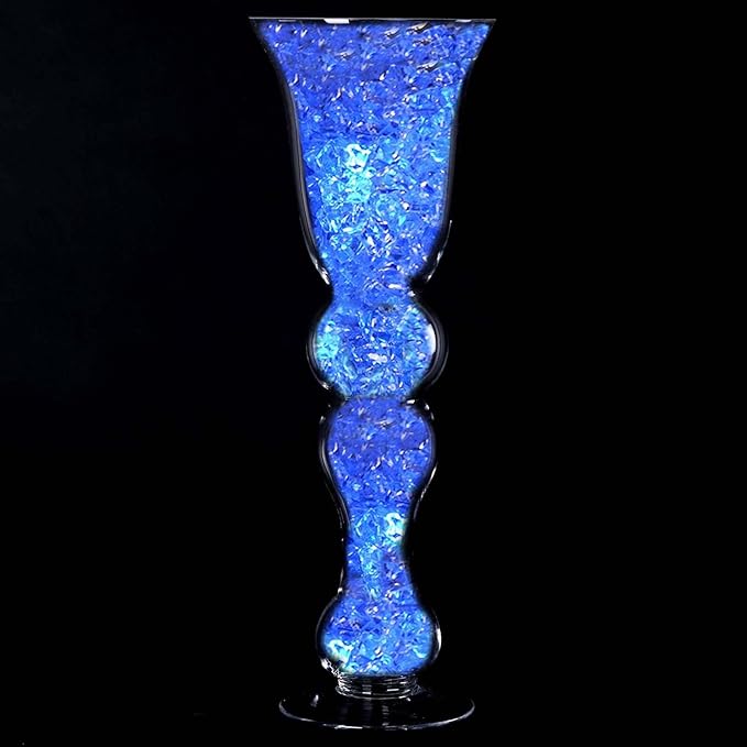 Efavormart 4 Pack | 20'' Pilsner Curved Trumpet Glass Vase
