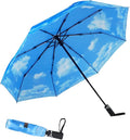 SY COMPACT Travel Umbrella - Windproof Automatic Compact Umbrella, Lightweight Waterproof Design for Backpack, Car & Purse