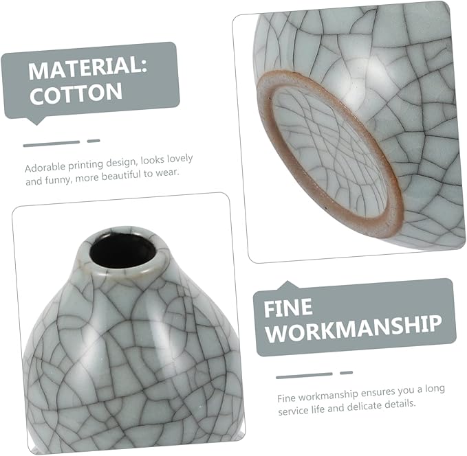 Cabilock Flower Display Container Stylish Ceramic Vase for Home Office Shop Made of Material