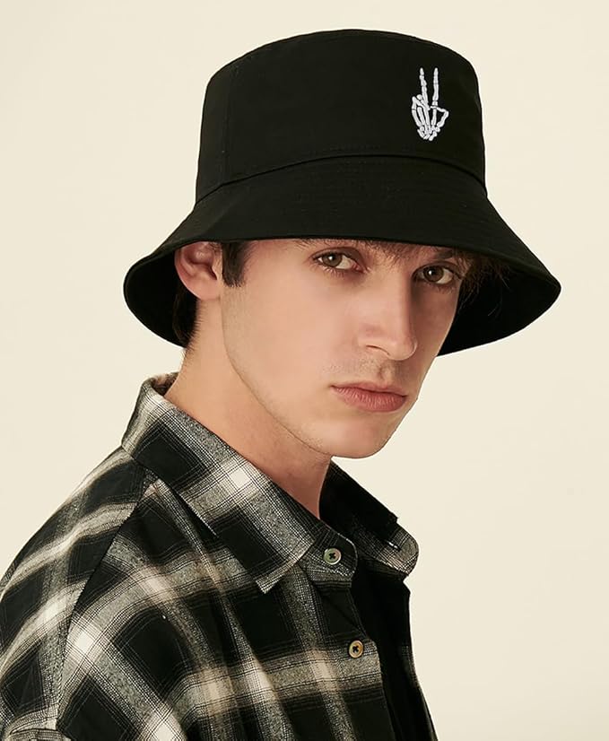 Malaxlx Unisex Bucket Hat Summer UPF 50+ Sun Protection Outdoor Beach Fishing Travel Hiking Hat