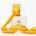 MEEDEE Satin Ribbon - 25 Yards Yellow Double Faced Satin Ribbon for Christmas Tree, Thanksgiving Decorating, Wreaths, Bows, Crafts, Weddings, Flower Bouquets