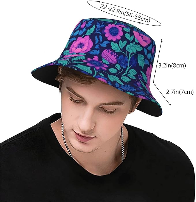Bucket Hats Fashion Sun Cap Packable Outdoor Fisherman Hat for Women and Men Travel