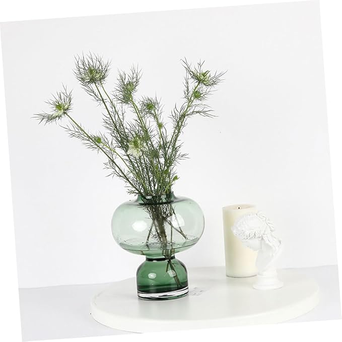 Elegant European Glass Flower Vase Gourd Shape Decorative Household Centerpiece for Tulips and Dancing Orchids for Home Decor