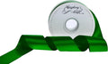 Humphrey's Craft 2 Inch Green Double Faced Satin Ribbon - Continuous 50 Yards Thick Satin Ribbon for Crafts, Gifts Wrapping, Decoration Christmas Tree, Bridal Bouquet,Wedding,DIY Bows,Sewing Hat.