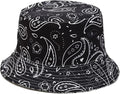 Quanhaigou Bucket Hat for Men Women,Packable Reversible Printed Sun Hats,Fisherman Outdoor Summer Travel Hiking Beach Caps