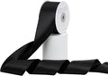 Premium Double Faced Satin Ribbon, 2 Inch x 25 Yards, Black, Perfect for Gift Wrapping, Wedding Decor, Crafts, Sewing, Fade-Resistant