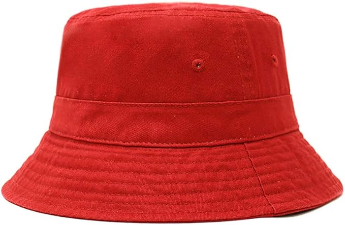 Hot Summer Bucket Hat - Trendy Cotton Sun Hat for Beach, Golf, Fishing - Fun Outdoor Vacation Boonie for Men and Women