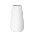 D'vine Dev 8 Inch Ivory Elegant Oval Ceramic Vase for Flowers, Home Décor Vase with Design Box, VS-LD-A-2
