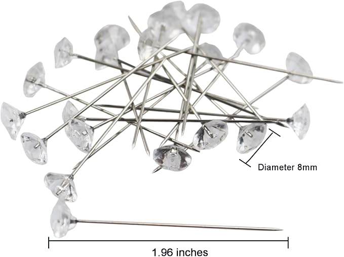 Arlai Box of 4 Bride Wedding Flower Bouquet Holder Foam Floral Handle Bouquet Holder Large for Bride Faux Flowers, Handheld Flowers Decoration with 100 Pieces Flower Bouquet Pins