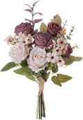Small Artificial Fake Faux Flowers Silk Flower for Autumn Table Arrangements Fall Bouquets