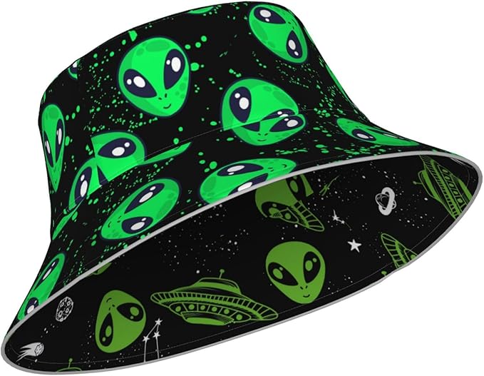 Hat Reversible Fisherman Hats Double Sided Wearing for Women Men Boys Girls