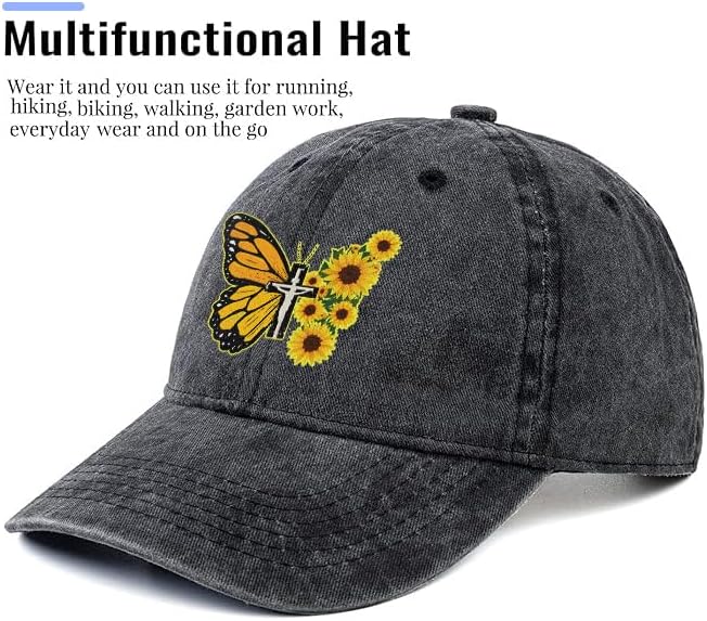 Baseball Caps for Men Women Washed Cotton Vintage Hats Adjustable Cool Fitted Ball Caps Truck Dad Hats Runnung Hiking