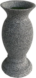 Resin Cemetery Vase Grave Decorations Floral Holder for Fresh or Artificial Flowers with Floral Foam and Long Metal Spike Memorial Gift
