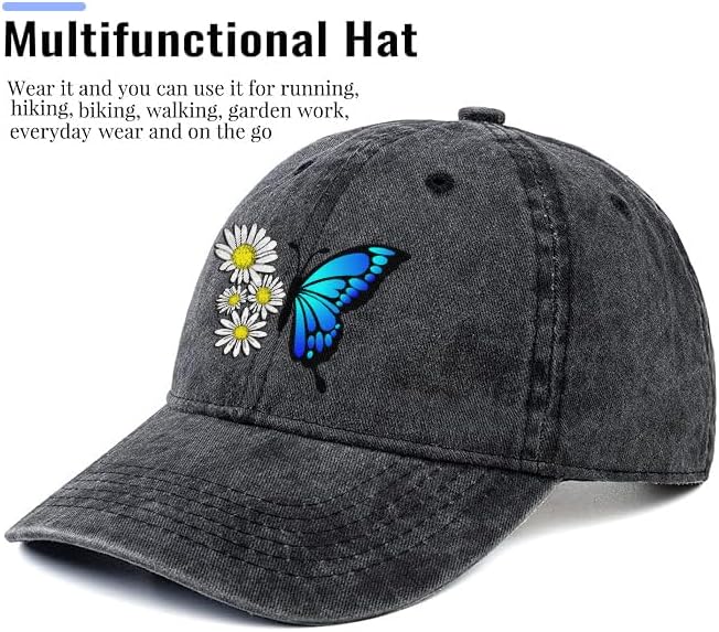 Baseball Caps for Men Women Washed Cotton Vintage Hats Adjustable Cool Fitted Ball Caps Truck Dad Hats Runnung Hiking