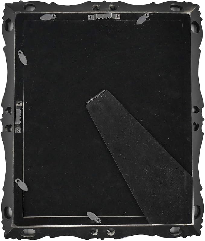 SIMON'S SHOP 8x10 Picture Frame for Wall and Tabletop, Vintage Picture Frames in Black with Gold Accents, Antique Style Gothic Frame for Photos Artworks