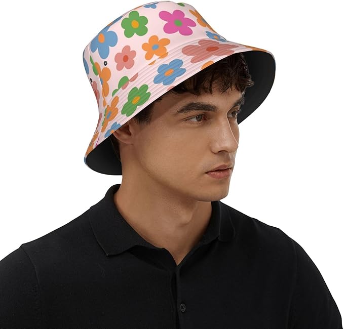 Unisex Bucket Hat Sun Protection Fisherman Hat,Outdoor Sun Hat,Casual Activities Hiking Cap for Women Men Teens