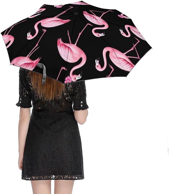 Fashion 3 Fold Sunny Rain Sunscreen Umbrella Portable Automatic Umbrella