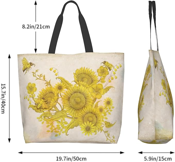 Shoulder Bag Large Reusable Eco-friendly Shopping Bags Portable Storage Handbag