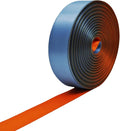 Two Tone Satin Ribbon 1 Inch, Dusty Blue & Herm Orange Double Faced Ribbon for Gift Wrapping, Flower Bouquet, Bow, Hair, Wedding, DIY Crafts, Holiday Party Decorations, 30 Yards Total