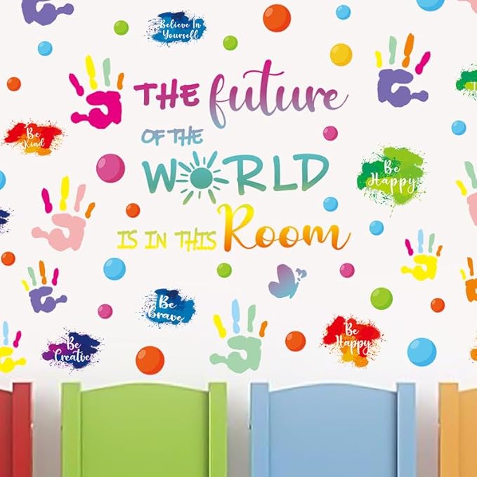 Inspirational Wall Art, Motivational Wall Decals, Classroom Decals, Office Decor Removable Peel and Stick for Office, School, Classroom, Home or Nursery Decor