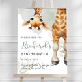 Personalized Baby Shower Welcome Sign For Outdoor, Custom Forest Animal Baby Shower Yard Sign Decorations