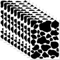 AOWDIAO 280 Pieces Cow Print Stickers Peel and Stick Vinyl Decals for Wall, Car, Laptop, Water Bottle & Home Decor