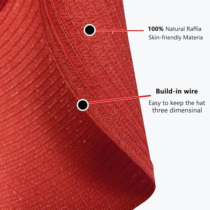 Oversized Beach Straw Hats for Women Extra Large Wide Brim Beach Hat Foldable Roll up Floppy Sun Hat