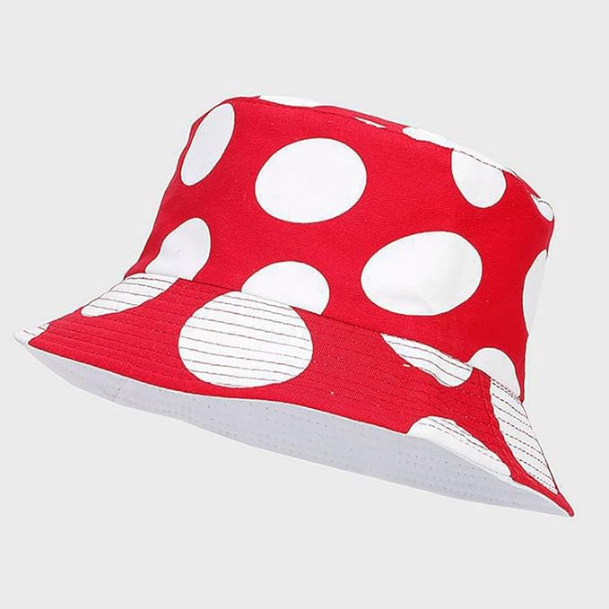 Malaxlx Unisex Bucket Hat Beach Sun Hat Aesthetic Fishing Hat for Men Women Teens, Reversible Double-Side-Wear