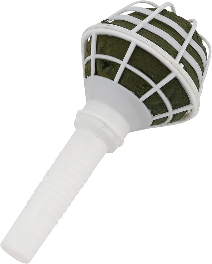 SEHOI 12 Pack Foam Bouquet Holders, Foam Floral Handle Bouquet Holders, Floral Arrangement Foam Bouquet Handle Holder for Artificial Fresh Flowers, Wedding Supplies, Decoration, 3.2 x 7 Inches