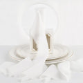 MEEDEE White Chiffon Ribbon 3 Inch White Fringe Ribbons Chiffon Silk Frayed Edge Ribbon Wide Chiffon Ribbons for Crafts, Flower Bouquet, Wedding Favors Wrapping (2 Rolls 10 Yards)