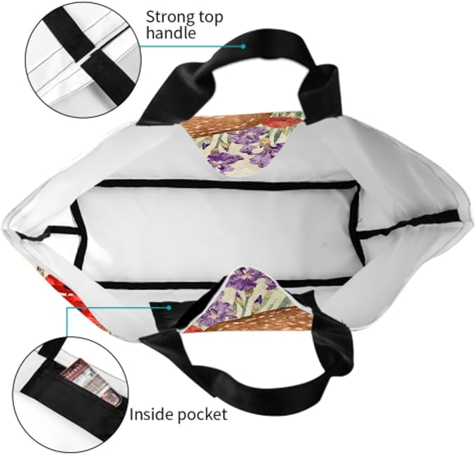 Shoulder Bag Large Reusable Eco-friendly Shopping Bags Portable Storage Handbag