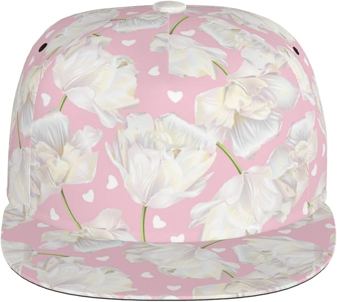 Tulip Flower Baseball Cap for Women Baseball Caps Flower Hat Tulip Baseball Hats Womens Cap for Outdoor