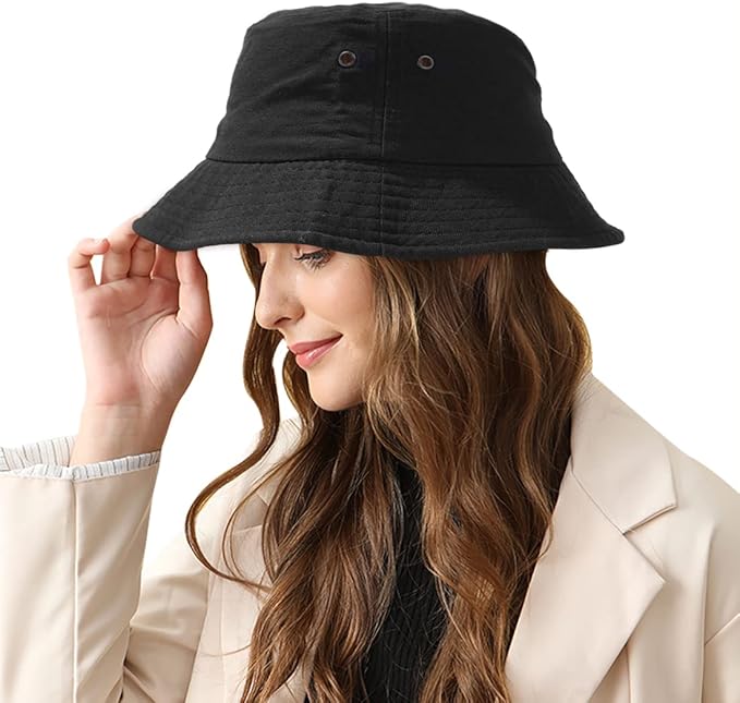 Malaxlx Unisex Bucket Hat Summer UPF 50+ Sun Protection Outdoor Beach Fishing Travel Hiking Hat