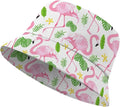 Wildflowers Floral Bucket Hat for Men Women, Summer Vacation Outdoor Travel Reversible Double Side Beach Caps Fisherman Hat