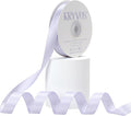 Lilac Mist Satin Ribbon, Double Faced 5/8 Inch X 25 Yards Lilac Mist Ribbon, Premium Satin Ribbon for Gift Wrapping, Crafts, Hair Bow Making, Sewing, Flower Bouquet, Wedding Party Decor