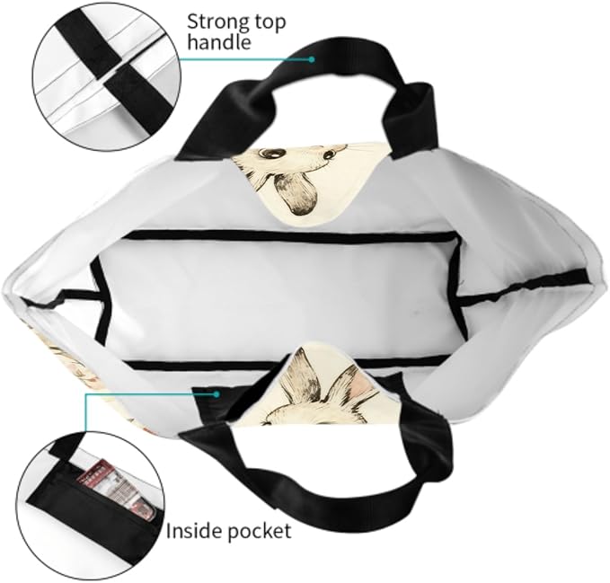 Shoulder Bag Large Reusable Eco-friendly Shopping Bags Portable Storage Handbag