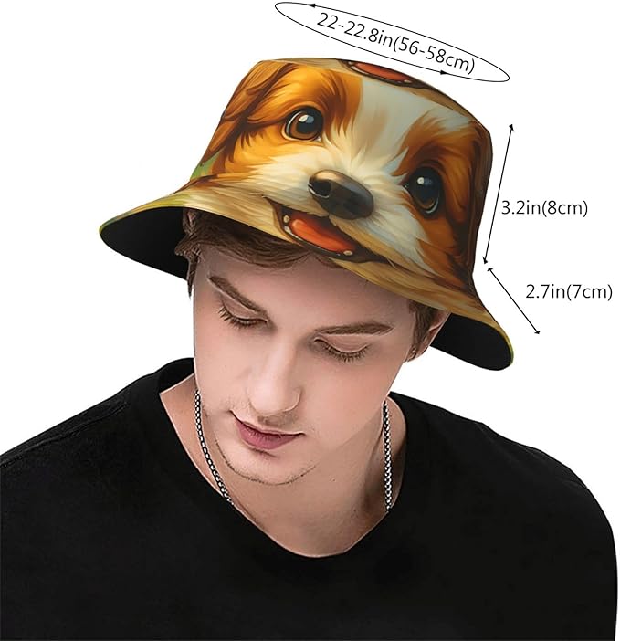 Rustic Autumn Cows and Pumpkins Bucket Hat Novelty Sun Hats Trendy Fisherman Cap for Men and Women