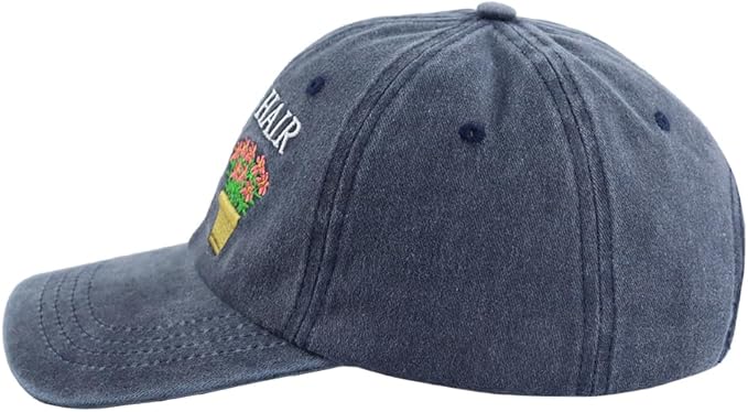 OASCUVER Garden Hair Don’t Care Hats for Women Mom, Adjustable Wash Cotton Embroidered Gardening Baseball Cap